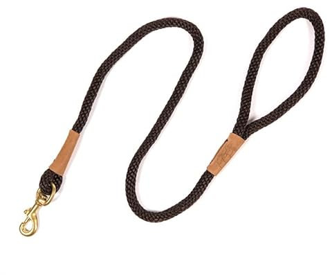 Ruff and Tumble Hunde Clip Leine | Seil Hundeleine für kleine Hunde / große Hunde | Weich gewebte Hundeleine mit Messingclip