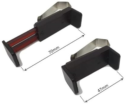 Auto Sonnenblende Clip Halter Halterung für Fernbedienungen, Visier und leicht zu finden, einstellbar, um verschiedene Größe Fernbedienungen 47-70mm unterzubringen