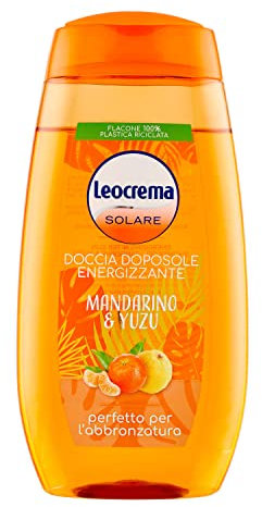 Leocrema Solare Doccia Doposole Energizzante Mandarino & Yuzu, 300 ml