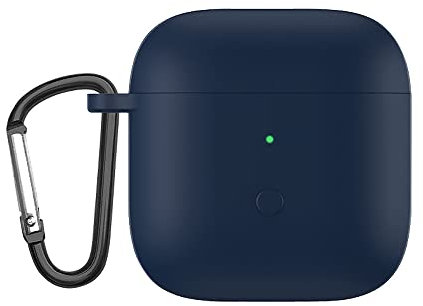 GMUJIAO Funda para Xaiomi Redmi Buds 3,Fundas Protectora de Silicona,360° Protección de Cuerpo Completo,Xaiomi Redmi Buds 3 Estuche-Azul