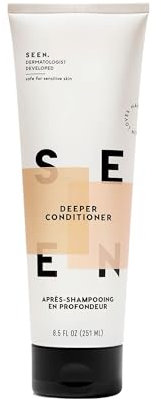 SEEN Deeper Conditioner – nicht komedogene & sulfatfreie Haarspülung – Dermatologen entwickelt – sicher für empfindliche, zu Ekzemen und zu Akne neigende Haut