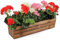 KOTARBAU® Blumenkasten Kräuterkasten aus Holz Langer Balkon-Blumenkasten 600x180x150 mm Braun