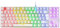 Mars Gaming MK80 Blanco, Teclado Gaming Mecánico TKL FRGB, Antighosting, Switch Mecánico Marrón, Idioma Francés