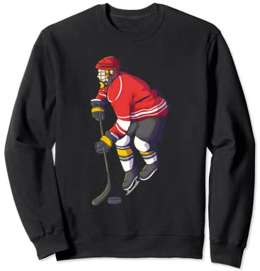 Eishockey Spieler Sweatshirt