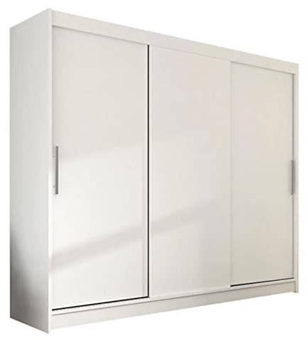Mirjan24 Aston II Armoire à portes coulissantes Blanc