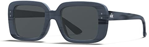 Hanukeii Unisex Bali Sonnenbrille, Blau, One Size