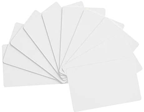 Operitacx 10st Leere Kontaktlose Karte Münzkarten Chip-tags Beschreibbare Karte Kartenetikett Leere Pvc-karte Blanko-kreditkarten Aus Pvc Ntag215 Nfc-tag Nfc-tags Weiß Intelligent Aufkleber