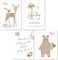 LALELU-Prints Poster Kinderzimmer Bilder I personalisiert mit Name, Geburtsdaten und Spruch I Geschenk Geburt Geburtsposter Mädchen Junge I A4 ohne Rahmen B (P01 Reh Boho)
