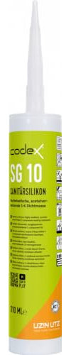 Codex SG 10 310 ml Sanitärsilikon Zementgrau