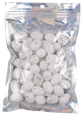 Lot de 50 mini œufs colorés en mousse pour décoration de Pâques