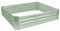 Harbour Housewares 1x Grün 120cm x 120cm Quadratisch Galvanisierter Stahl Hochbeet für den Garten - Groß Draussen Gemüse Blume Wachsen Pflanzer Trog Kasten