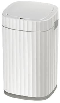 Bote de basura inteligente con Sensor automático, papelera con tapa, papelera para baño, hogar inteligente