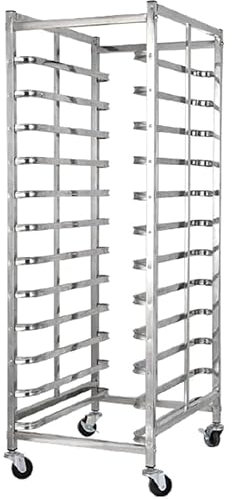 Generico Carrello portateglie, 12 teglie, 60x40cm gn1/1, Ruote con freno