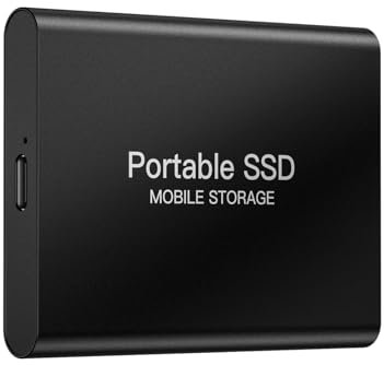Hard Disk Esterno 500GB, 2,5’’ Ultrasottile Portable External Hard Drive - USB3.0 Aluminium Storage per PC, Mac, Computer, Laptop, Desktop