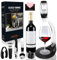 TOSUTO 8 en 1 Aerateur vin,Accessoire vin,Décanteur à Vin avec Support Bras Coffret,Livré avec Bouchon à vin Rouge,Coupe-Capsule,verseur à vin,Bague Anti-Fuite,décapsuleur,pour Amateurs de Vin