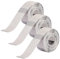 3 Rollen Thermo Etiketten Selbstklebend, Wasserdicht Etikettenband, Etikettendrucker Thermo Papier, Etikettenband für Haus, Büro, 160 Etiketten/Rolle Transparent D11/D110/D101 (12 * 40mm)