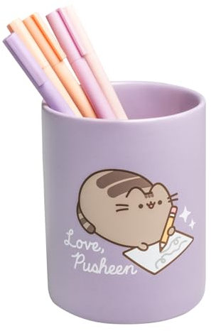 Grupo Erik - Pot à Crayons Pusheen | Accessoire Kawaii, Fournitures de Bureau Originales | Sous Licence Officielle