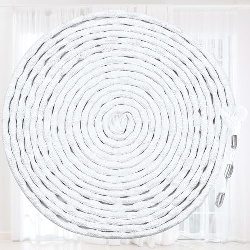 WiDream 500g Filo di Piombo per Tende Pesi per Tende 10M Piombini per Tende Varie Grammature Peso per Tende per Tende da Doccia Tovaglia Tendine Finestra per Evitare di Soffiare (50g/M)