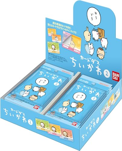BANDAI Chiikawa 2 Dan Anime Trading Card Pack, 60 Count