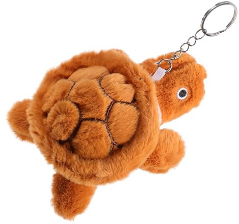 ifundom Porte-clés Tortue Animal en Peluche Tortue en Peluche Porte-clés de à Breloque Tortue à Main Accessoire à Main Tortue Jouet Bebe Porte clé pendentifs en Peluche