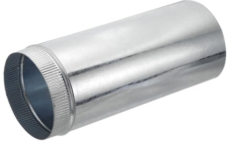 PATIKIL 8 Zoll Verzinkter Kanal 15.7 Zoll Langer Ofenrohr Bördelnende Verbindung Lüftungsrohr Zubehör Für Trockner HVAC Systeme 26 Gauge