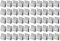 Edelstahl-Kabelklemme, 50-teiliges 2-Draht-Kabelbefestigungshalter-Klemmset-Set für Solarpanel, PV-Modulrahmen, Komponentenkabel