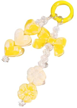 carotoe Beaded Phone Strap Multipurpose Decoration Trendsetting Beaded Phone Cord For Smartphones Daily Travel Use