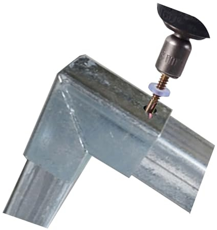 Support Fixation Poteau Bois Raccords Pour Tubes Carrés 25, 30, 50 MM - Connecteur À 2 Voies, Connecteur D'angle À 90 Degrés Pour Étagères, 4, 6, 8, 12, 15, 20 Pièces(15pcs,20x20mm(3/4x3/4))