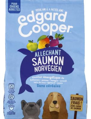Edgard & Cooper Trockenfutter für erwachsene Hunde, Lachs, 1 kg