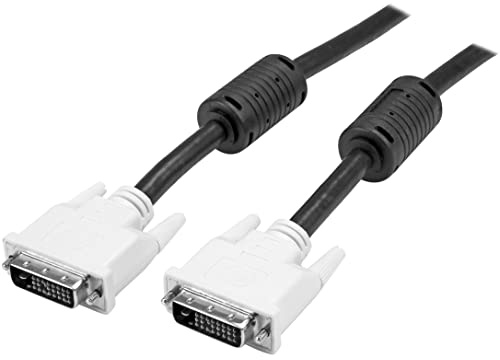 StarTech.com Dual Link DVI Cable - 50 ft - Male to Male - 2560x1600 - DVI-D Cable - Computer Monitor Cable - DVI Cord - Video Cable (DVIDDMM50)