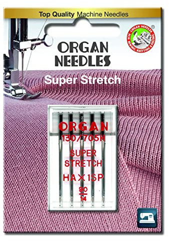 Organ Nähmaschinennadeln Ha X 1SP Super Stretch, 90/14