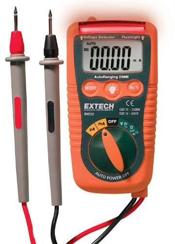 Extech instruments DM220 Extech mini strumenti tasca multimetro con rilevatore di tensione senza contatto