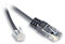 Neklan 2120096 Cordon Numéris RJ11/RJ45 10 m Noir
