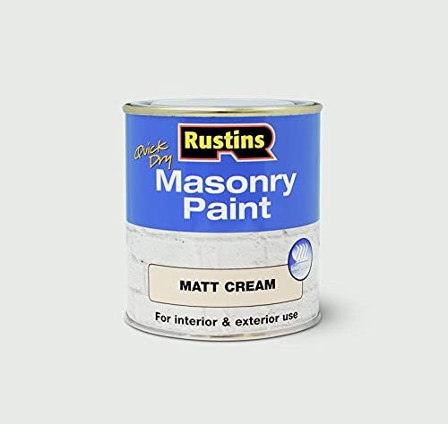 Rustins Masonry Paint 250ml Cream