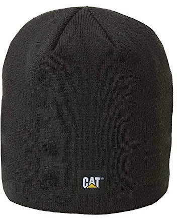 Caterpillar Cat Strickmütze Logo Knit Fein, Schwarz. Größe : One Size