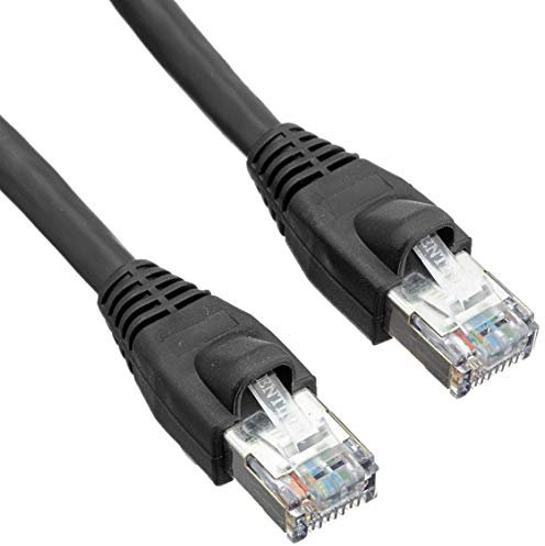 Van Damme Shielded Cat5e RJ45 Network Lead Flexible Cable Ethernet Dante Data (8 m)