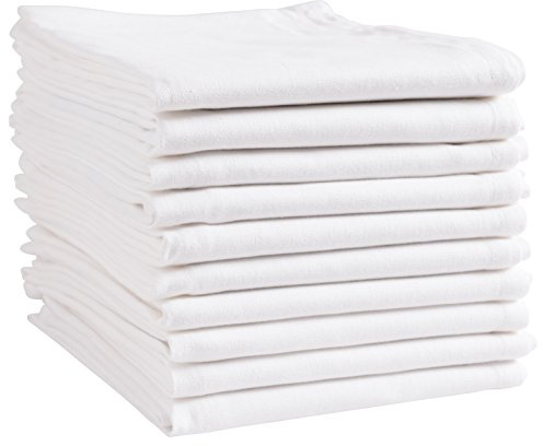 KAF Home Kitchen Towels - Multi-Purpose Cotton Dish Towels for Baking, Cooking, Cleaning, Monogramming, & Embroidery