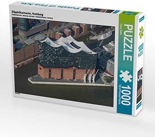 CALVENDO Puzzle Elbphilharmonie, Hamburg 1000 Teile Puzzle quer | 1000 Teile Lege-Größe 64 x 48 cm Foto-Puzzle für glückliche Stunden