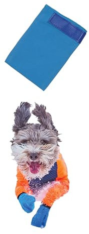 Non-stop dogwear Long Distance Booties 4er blau |132| Leichter Pfotenschutz, Größe:M