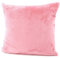 heimtexland ® Flanell Kuschel Kissen Super Soft Dekokissen Plüsch Typ380 Kissenhülle Rosa 40x40 cm
