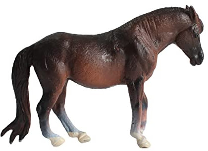 Mini-Tier-Abenteuer-Nachbildung – Pferd von Deluxebase Kleine realistische Spielfigur, die ein ideales Tierspielzeug für Kinder ist