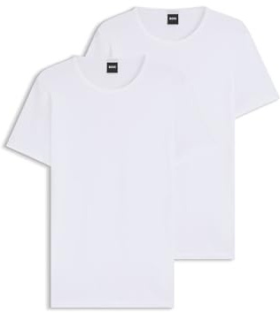 BOSS Herren TShirtRN 2P Modern Zweierpack Unterwäsche-T-Shirts aus Stretch-Baumwolle