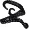 FaithHeart Herren Damen schwarz Fingerring in Größe 62 Punk Retro Siegelring Vintage Kraken Ring Partnerring Freundschaftsring für Paar Pärchen
