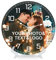witfox Runde Personalisierte Wanduhr mit Foto Text – personalisierte Uhr Deko, Digitale Wanduhr mit Halterung Für Schlafzimmer, Wohnzimmer, Küche – PVC 20,3 cm