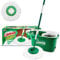 Libman Tornado Spin Mop Sistema Total - Incluye Cabezal de Microfibra Resistente, Mango Resistente y 1 Cabezal de Recambio Adicional - Seguro en Todas las Superficies