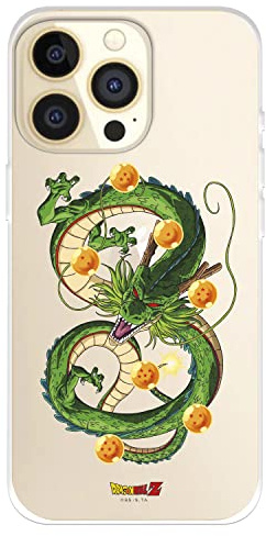 Official Dragon Ball iPhone 14 Pro Case, Dragon Shen LON to Protect Your Mobile Phone Case Flexible Silicone iPhone Case with Officially Licensed by Dragon Ball