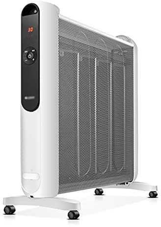 Samnuerly Calentador Duradero Calentador de convector de Mica con Control Remoto y termostato Calentador de convector Radiante Independiente Calentador de Ventilador de 2100 W
