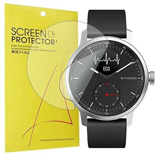 Blueshaweu Schutzfolie Kompatibel für Withings ScanWatch Hybrid Smartwatch, HD klar Flexible TPU Displayschutzfolie [6 Stück] für Withings ScanWatch Smartwatch 38mm/ 42mm (ScanWatch 42mm)