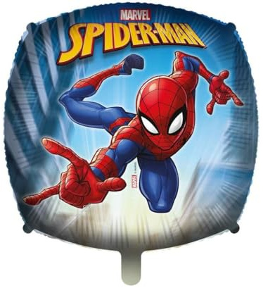 18/Ø46cm Quadrat Folienballon Spiderman