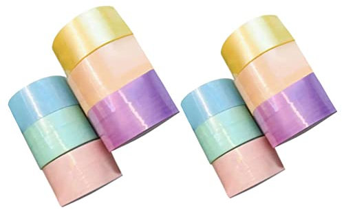 STOBOK 12 Rollen Goo-ball-tape Geschenkbänder Diy-klebebänder Mit Klebrigen Kugeln Bälle Machen Bänder Spielzeug Aus Klebebändern Klebeband Für Bälle Grafikband Selbstgemacht Plastik Kind